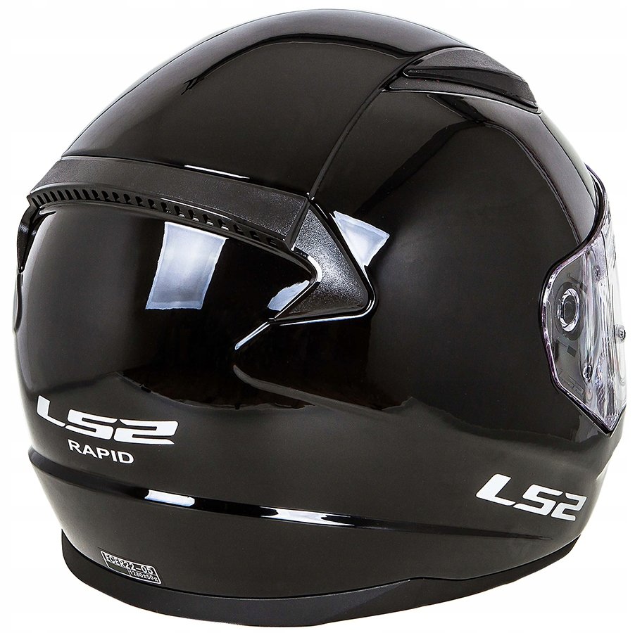 Мотошлем LS2 FF353 Rapid Solid Black Gloss