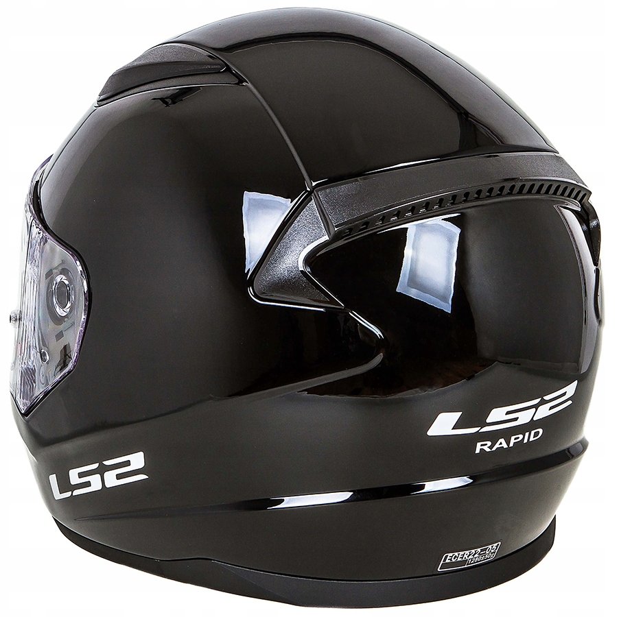 Мотошлем LS2 FF353 Rapid Solid Black Gloss