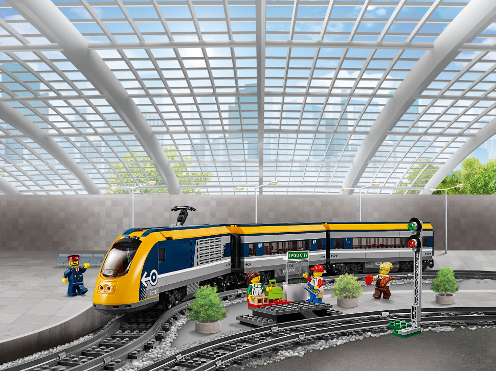 Конструктор Lego City: пассажирский поезд (60197)