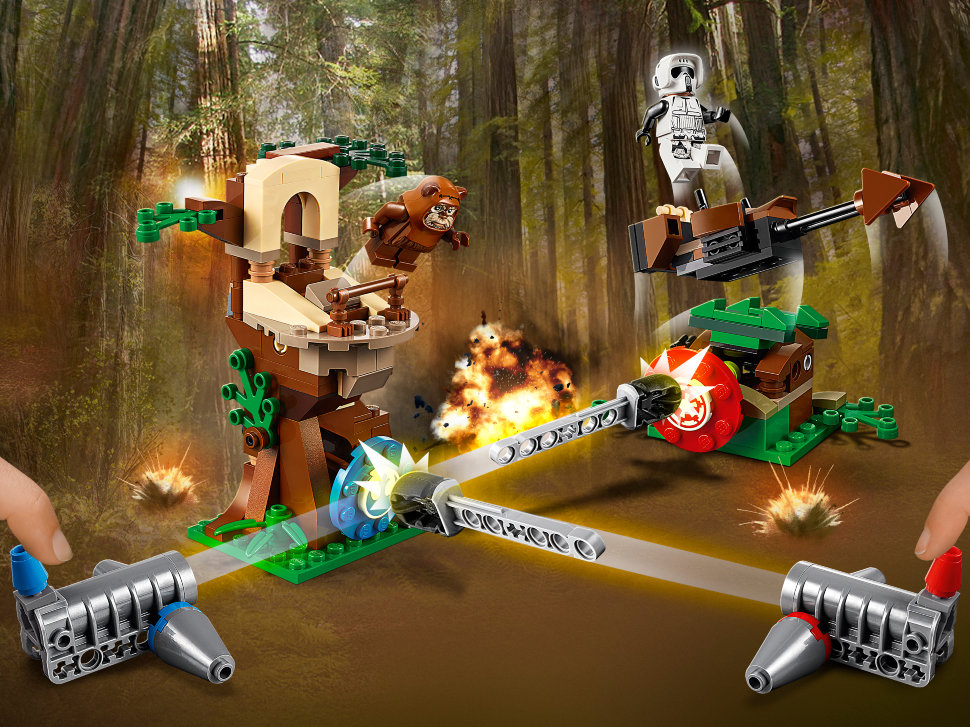 Конструктор Lego Star Wars: нападение на планету Эндор (75238)