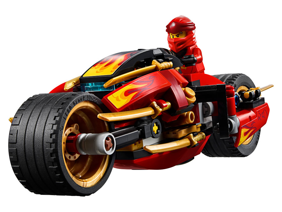 Конструктор Lego Ninjago: мотоцикл-клинок Кая и снегоход Зейна (70667)