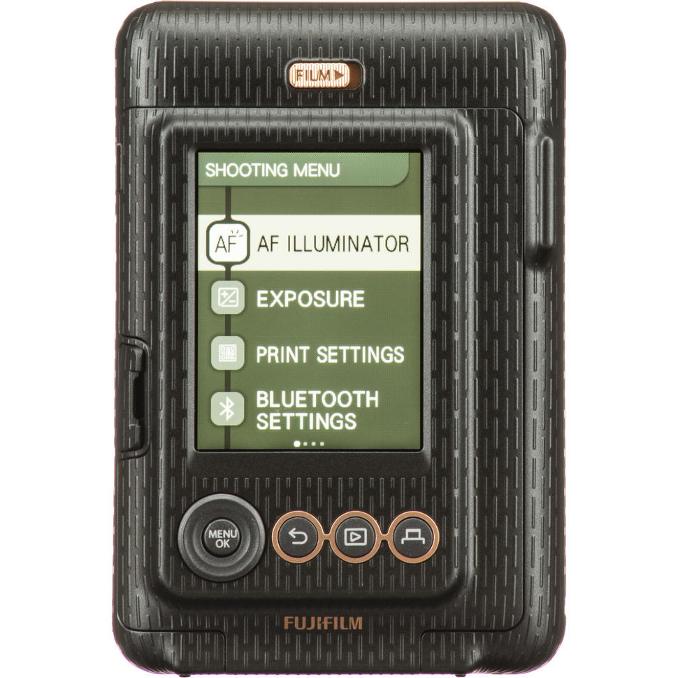 Фотокамера моментальной печати Fujifilm Instax Mini LiPlay Elegant Black (16631801)