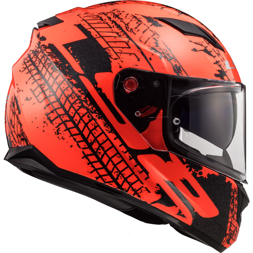 Мотошлем LS2 FF320 Stream Evo Lava Fluo Orange/Black
