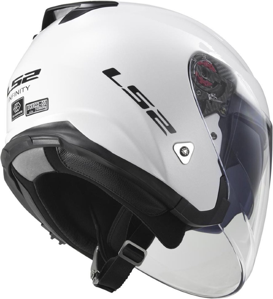 Мотошлем LS2 OF521 Infinity Gloss White