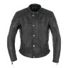 Мотокуртка чоловіча Oxford Hampton MS Leather Jacket Black