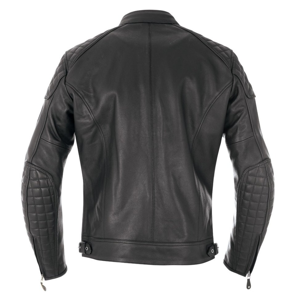 Мотокуртка мужская Oxford Hampton MS Leather Jacket Black