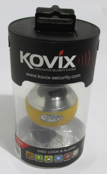 Мотозамок с сигнализацией Kovix KGL60 Y Yellow (KGL60 Y)