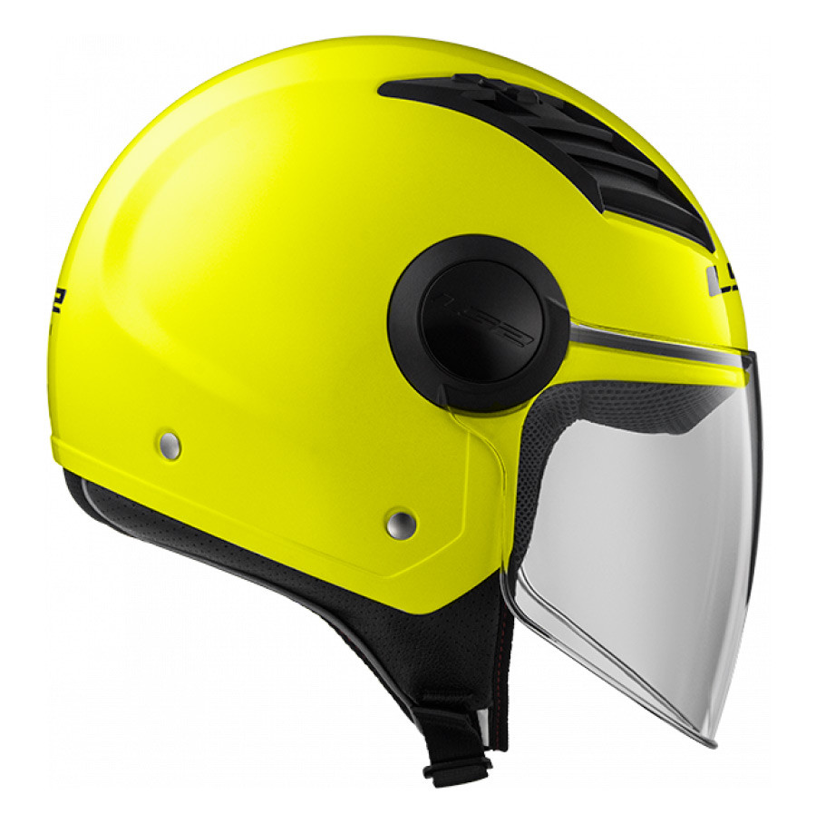 Мотошлем LS2 OF562 Airflow Matt Hi-Vis Yellow Long