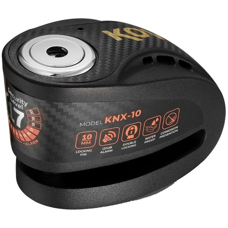 Замок блокировки тормозного диска Kovix KNX10 Black (00-00264568)