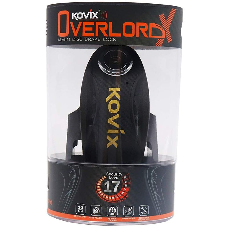 Замок блокировки тормозного диска Kovix KNX10 Black (00-00264568)