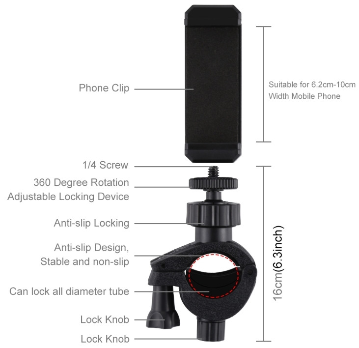 Утримувач для смартфона Puluz PU266