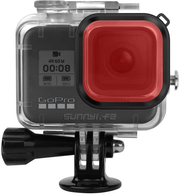Набір для води SunnyLife Waterproof Case with Diving Filters for GoPro Hero 8 (GO-Q9262)