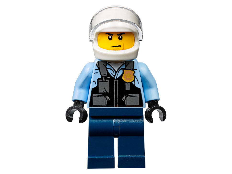 Конструктор Lego City: полицейский вертолётный транспорт (60244)