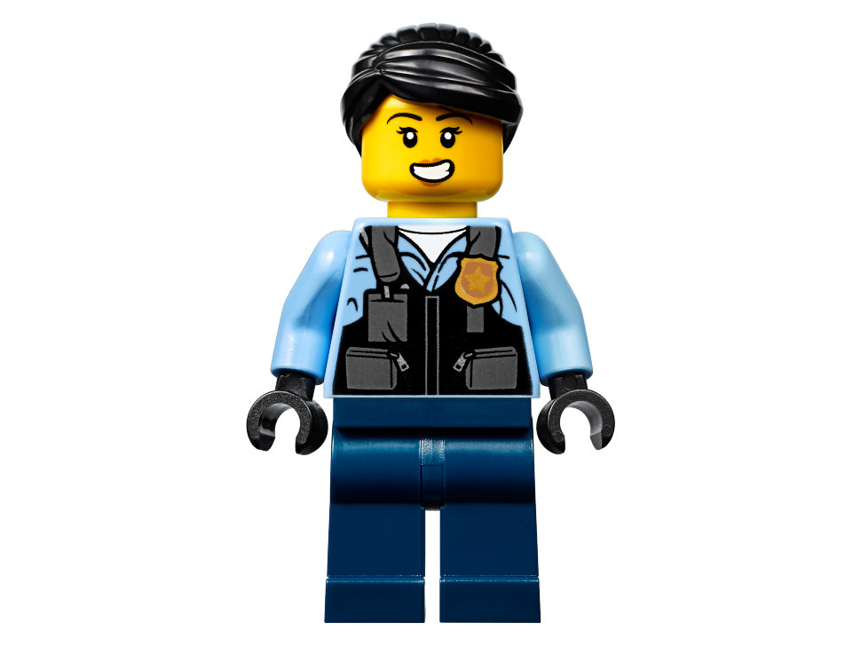 Конструктор Lego City: полицейский вертолётный транспорт (60244)