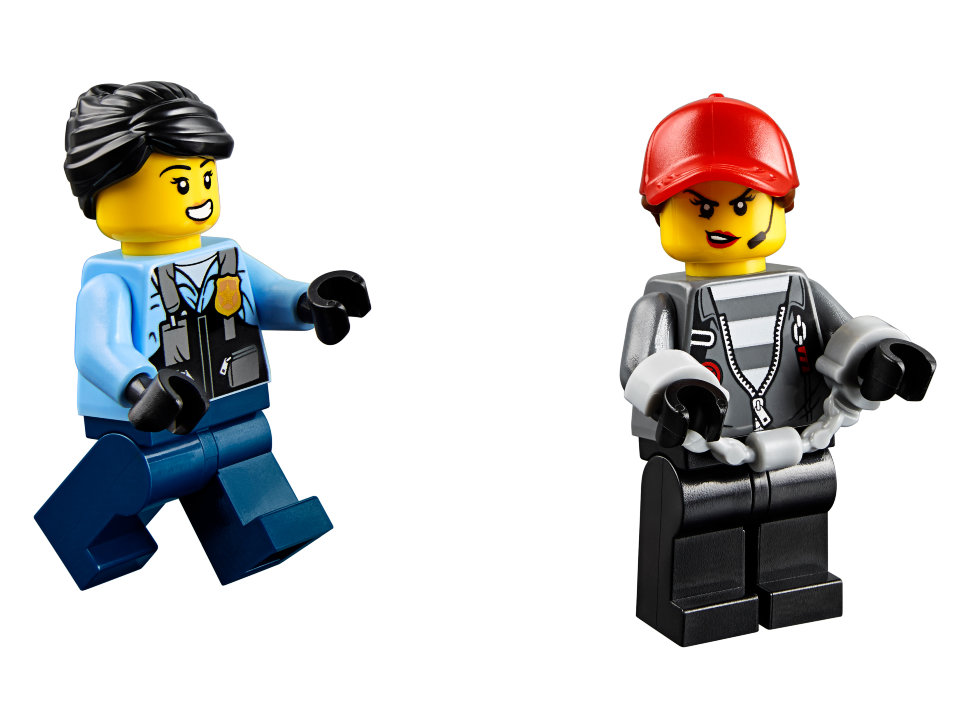 Конструктор Lego City: полицейский вертолётный транспорт (60244)