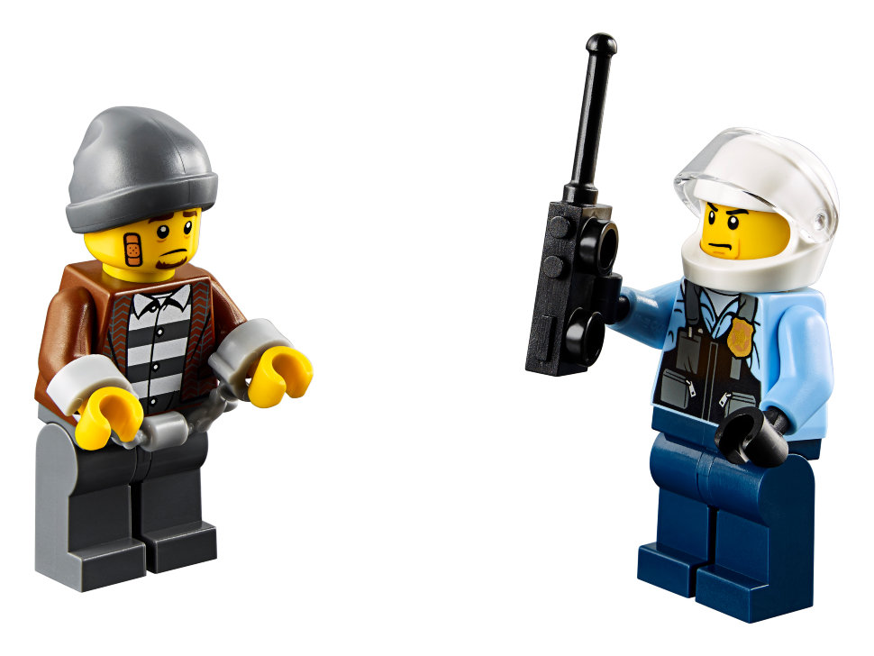 Конструктор Lego City: полицейский вертолётный транспорт (60244)