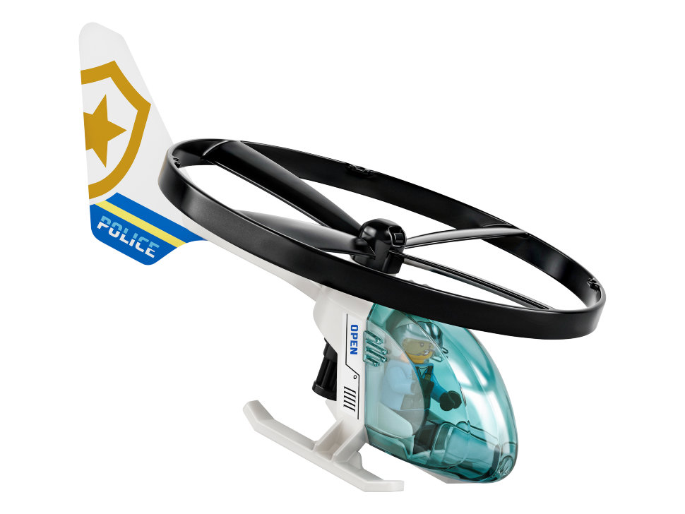 Конструктор Lego City: полицейский вертолётный транспорт (60244)