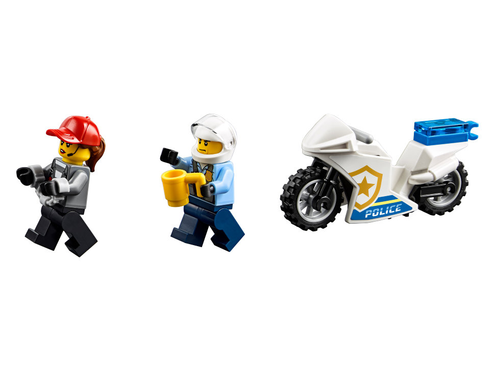 Конструктор Lego City: полицейский вертолётный транспорт (60244)