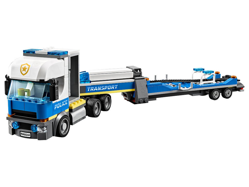 Конструктор Lego City: полицейский вертолётный транспорт (60244)