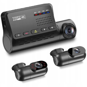 Видеорегистратор VIOFO A139 PRO 3CH с 4К, GPS и тремя камерами