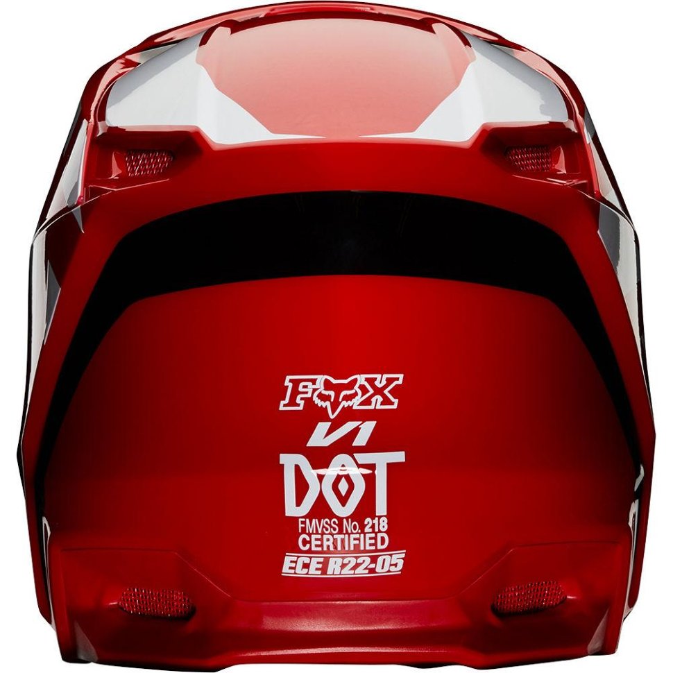 Мотошлем детский FOX YTH V1 Prix Flame Red