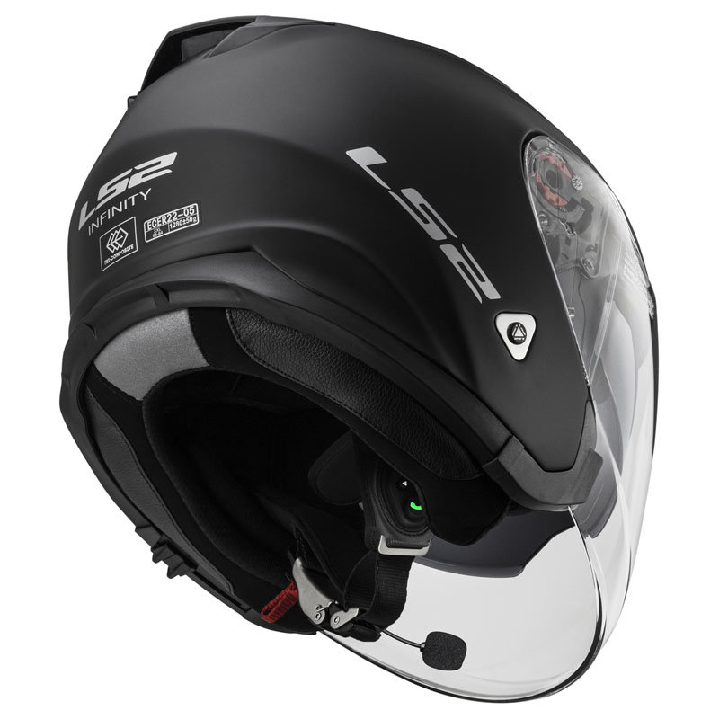 Мотошлем LS2 OF521 Infinity Matt Black