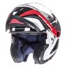 Мотошлем MT Helmets Atom SV Tarmac White Pearl /Black /Red Shine