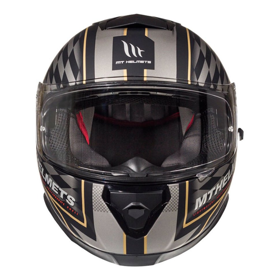 Мотошлем MT Helmets Thunder 3 SV Isle Of Man Matt Black/Gold