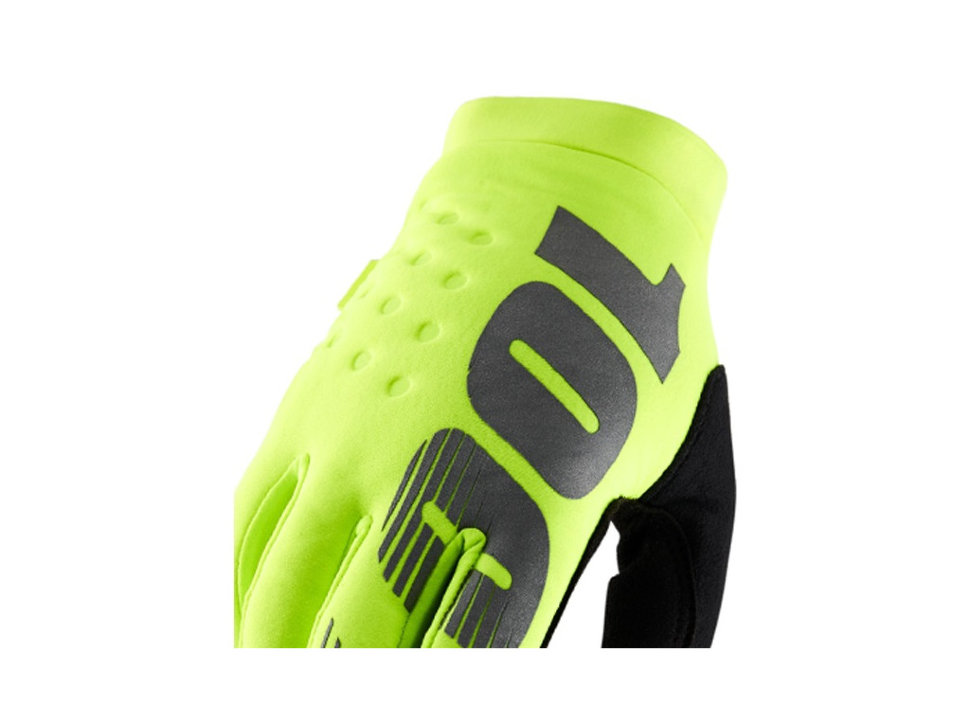 Мотоперчатки Ride 100% Brisker Cold Weather Fluo Yellow