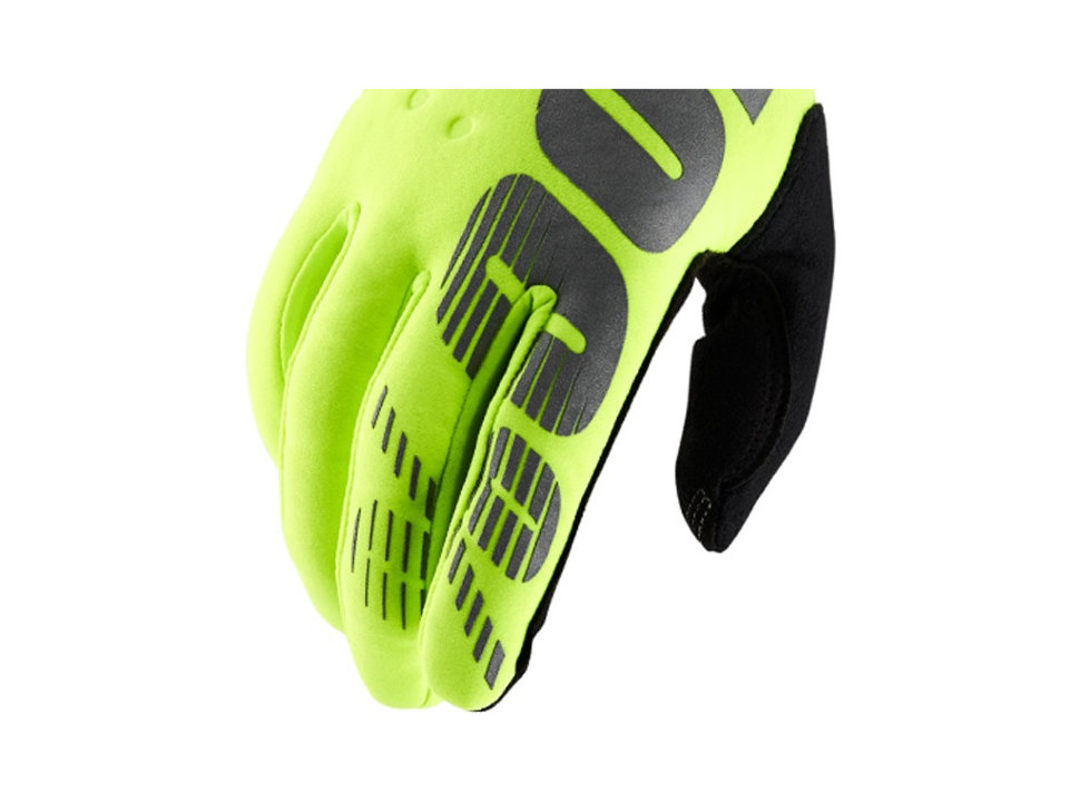 Мотоперчатки Ride 100% Brisker Cold Weather Fluo Yellow