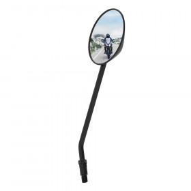 Сменное двухстороннее мотозеркало Oxford Mirror Round Black (OX576)