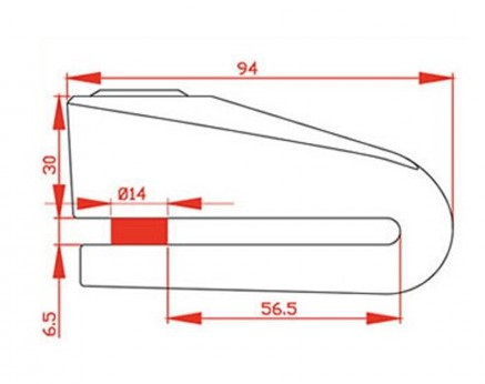 Мотозамок с сигнализацией Kovix KDL15 SS (KDL15 SS)