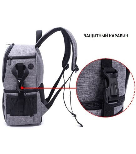 Рюкзак для фотоаппарата AccPro DAC-1721G Black/Red (57759)