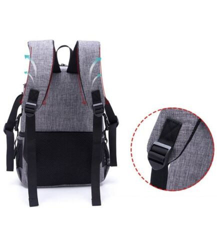 Рюкзак для фотоаппарата AccPro DAC-1721G Black/Red (57759)