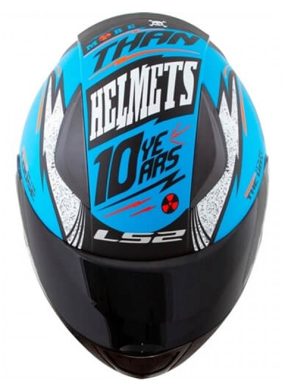 Мотошлем LS2 FF353 Rapid Thunder Matt Blue/Black/Orange