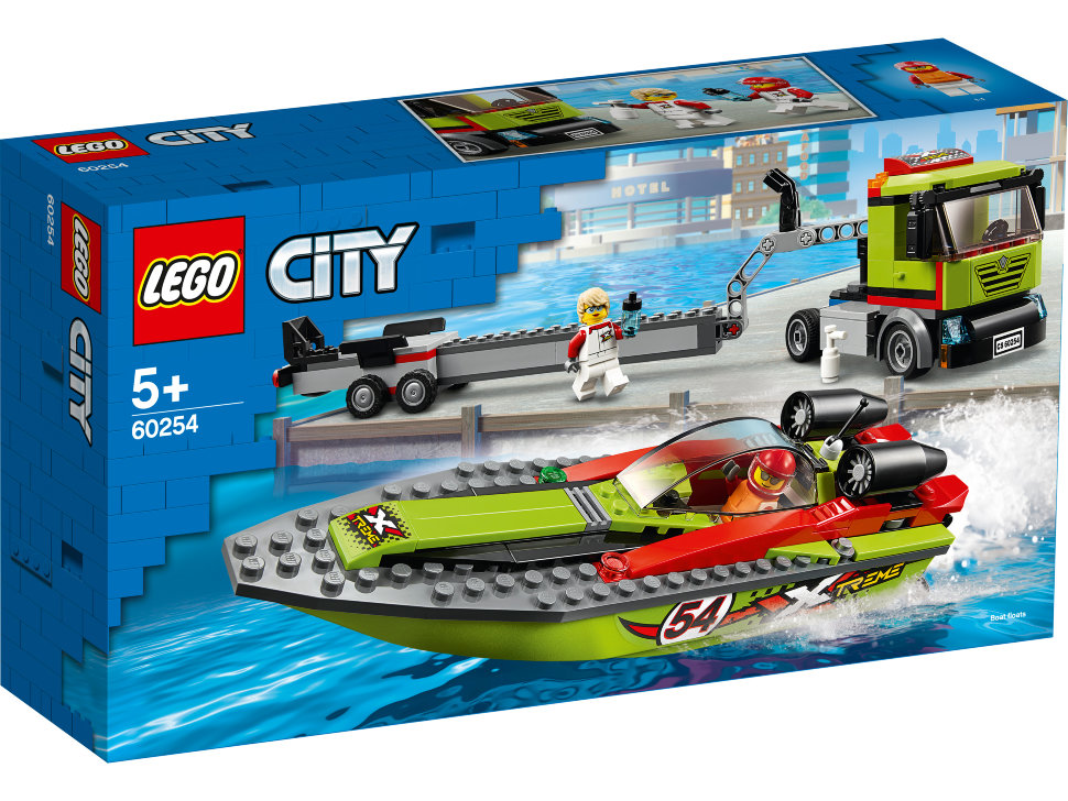 Конструктор Lego City: транспортировщик скоростных катеров (60254)