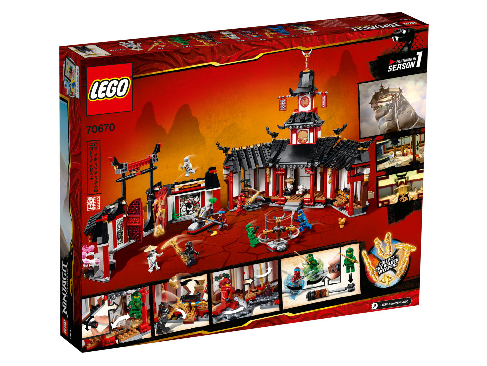 Конструктор Lego Ninjago: монастырь Кружитцу (70670)