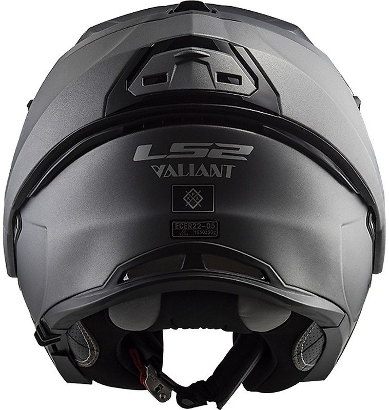 Мотошлем LS2 FF399 Valiant Single Mono Matt Titanium