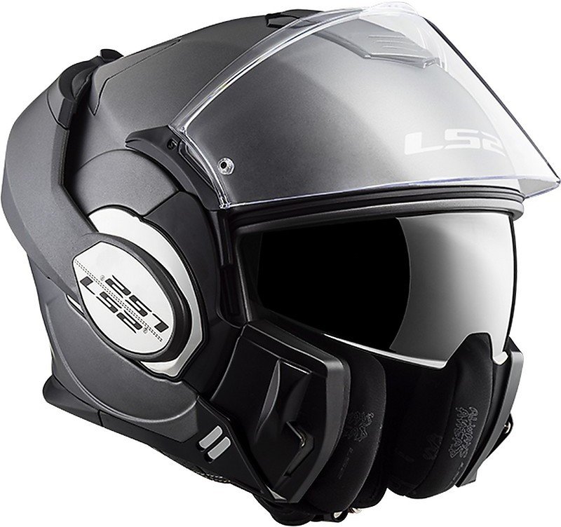 Мотошлем LS2 FF399 Valiant Single Mono Matt Titanium