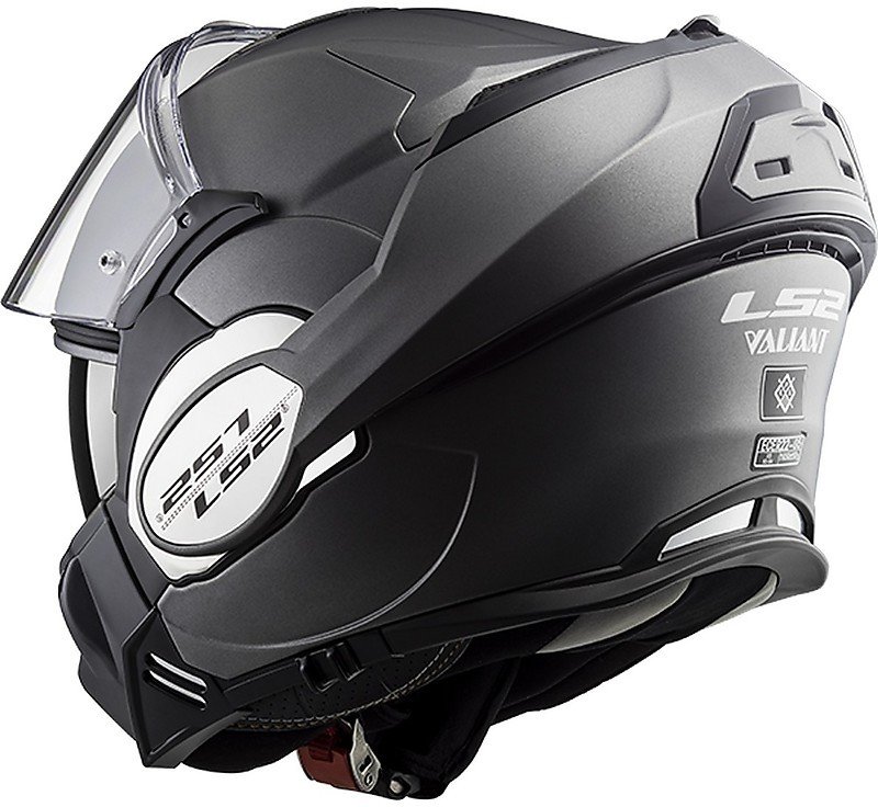 Мотошлем LS2 FF399 Valiant Single Mono Matt Titanium