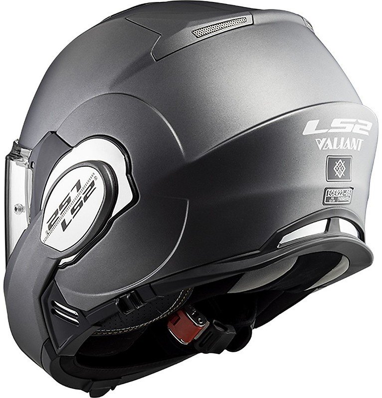 Мотошлем LS2 FF399 Valiant Single Mono Matt Titanium
