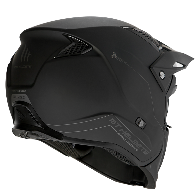 Мотошлем MT Helmets Streetfighter SV Solid Black Mat