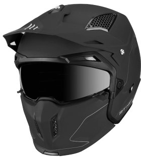 Мотошлем MT Helmets Streetfighter SV Solid Black Mat