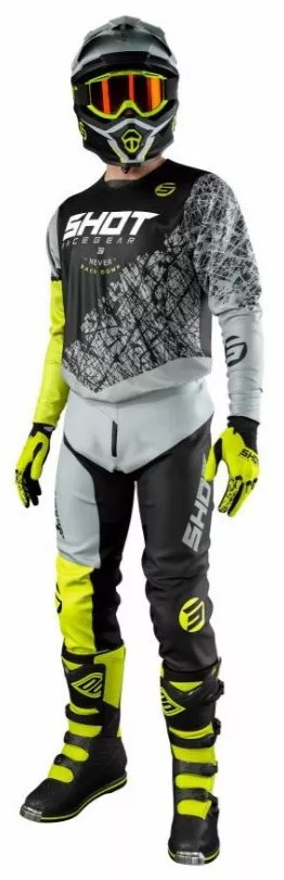Мотоджерси Shot Racing Devo Storm Yellow
