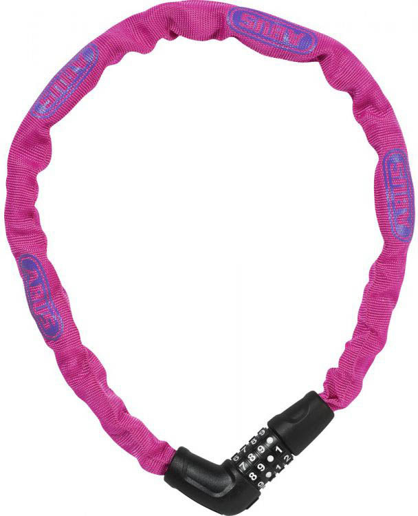 Мотозамок с цепью ABUS 5805C/75 Steel-O-Chain Pink (724978)