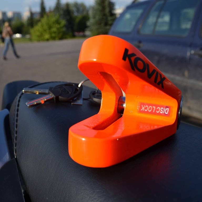 Мотозамок дисковый Kovix KV2 FO Fluorescent Orange (KV2 FO)