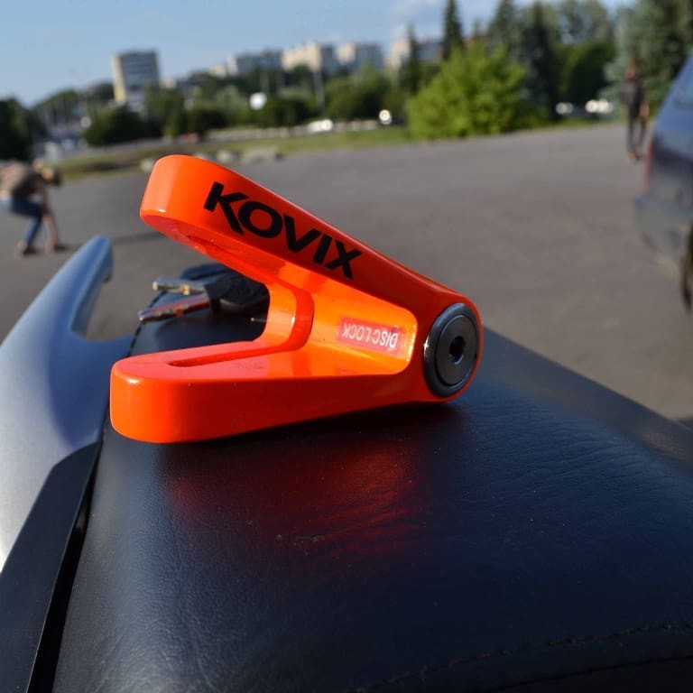 Мотозамок дисковый Kovix KV2 FO Fluorescent Orange (KV2 FO)