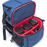 Рюкзак для фотоаппарата AccPro DAC-1721R Grey/Red (32732)