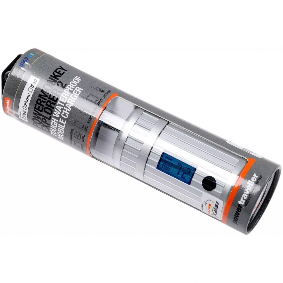 Вологозахищений повербанк Powermonkey Explorer 2 - Silver (PMX2-002)