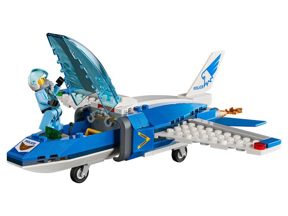Конструктор Lego City: воздушная полиция: арест парашютиста (60208)